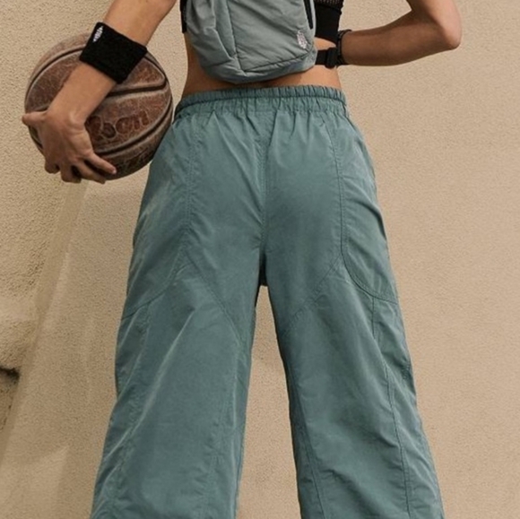 (((Free People Movement))) Stadium Pants "vintage Green" (small) - Picture 2 of 10